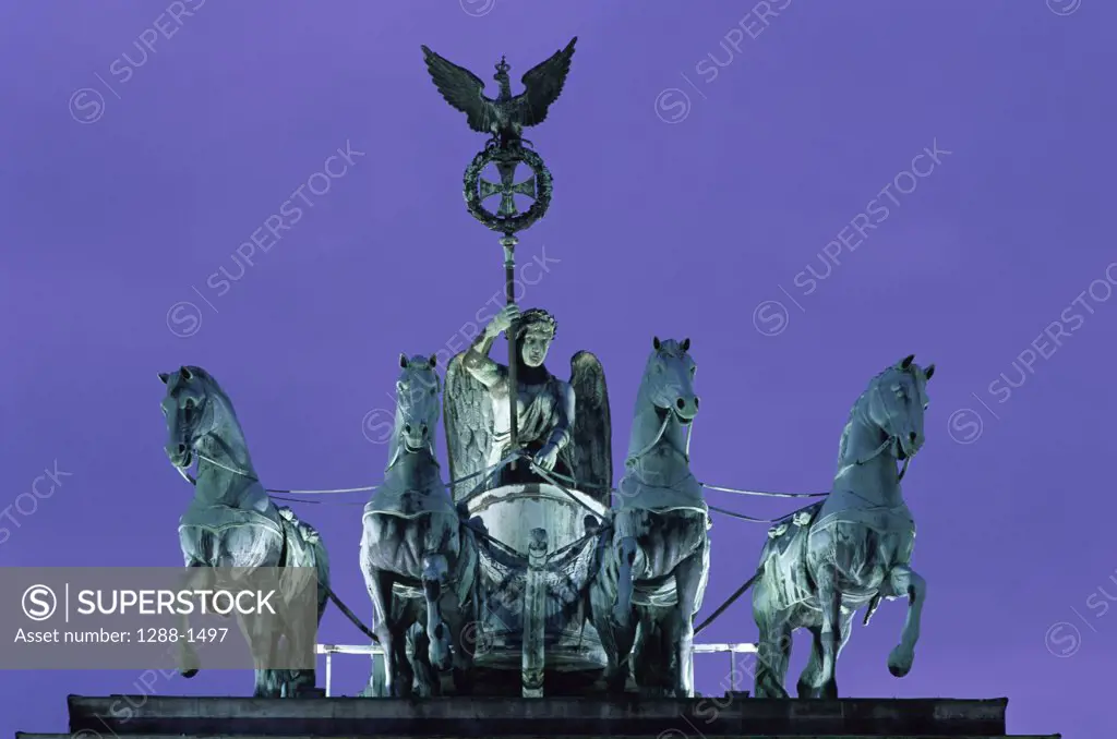 Quadriga Statue, Brandenburg Gate, Berlin, Germany