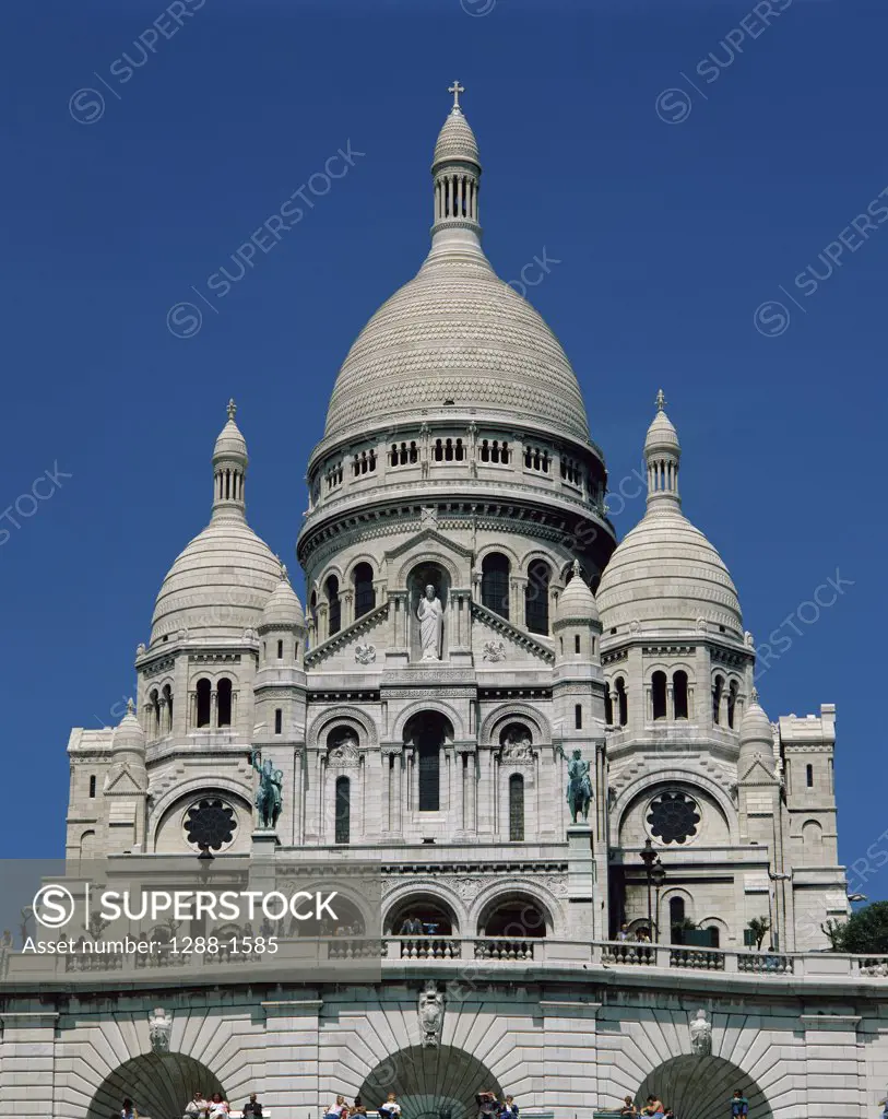 Low angle view of a cathedral, Sacre Coeur, Paris, France