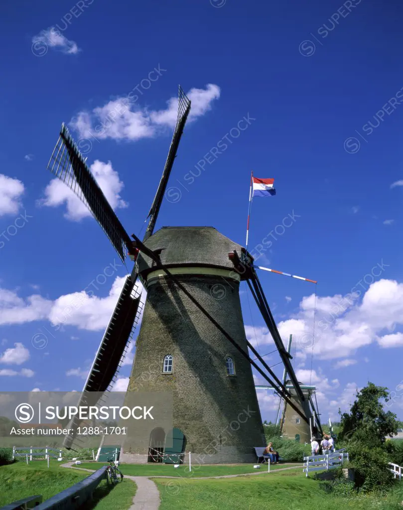 A Windmill, Kinderdijk, Netherlands
