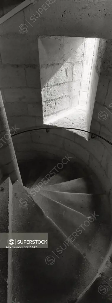 Winding staircase of the Notre Dame Cathedral, Paris, France