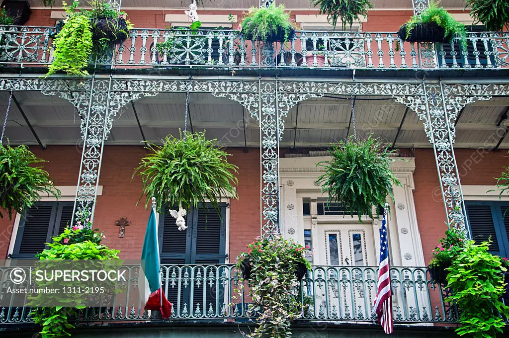Low angle view of a building, New Orleans, Louisiana, USA