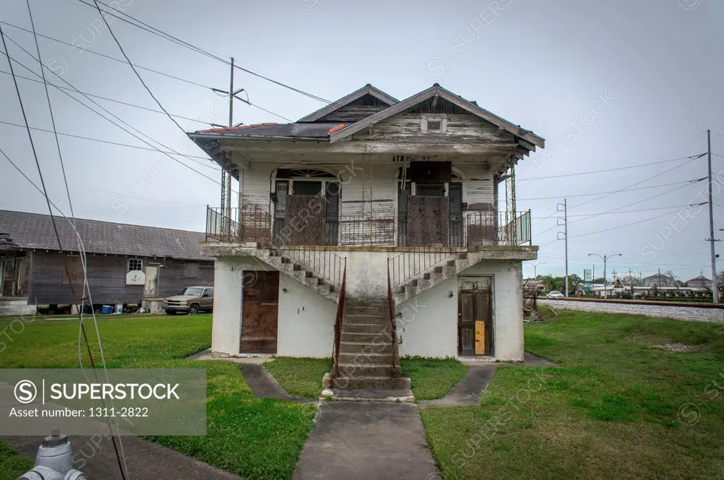 Abandoned House near the Hoffman Triangle, New Orleans.