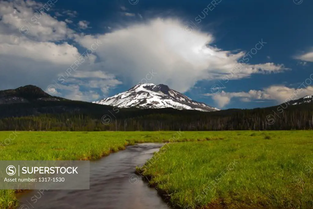 USA, Oregon, Deschutes National Forest, Oregon Cascade Range