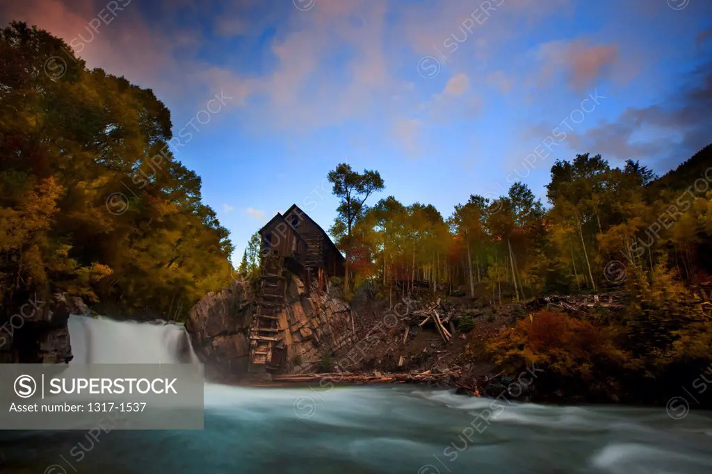 USA, Colorado, White River National Forest, Crystal City Ghost Town, Crystal Mill