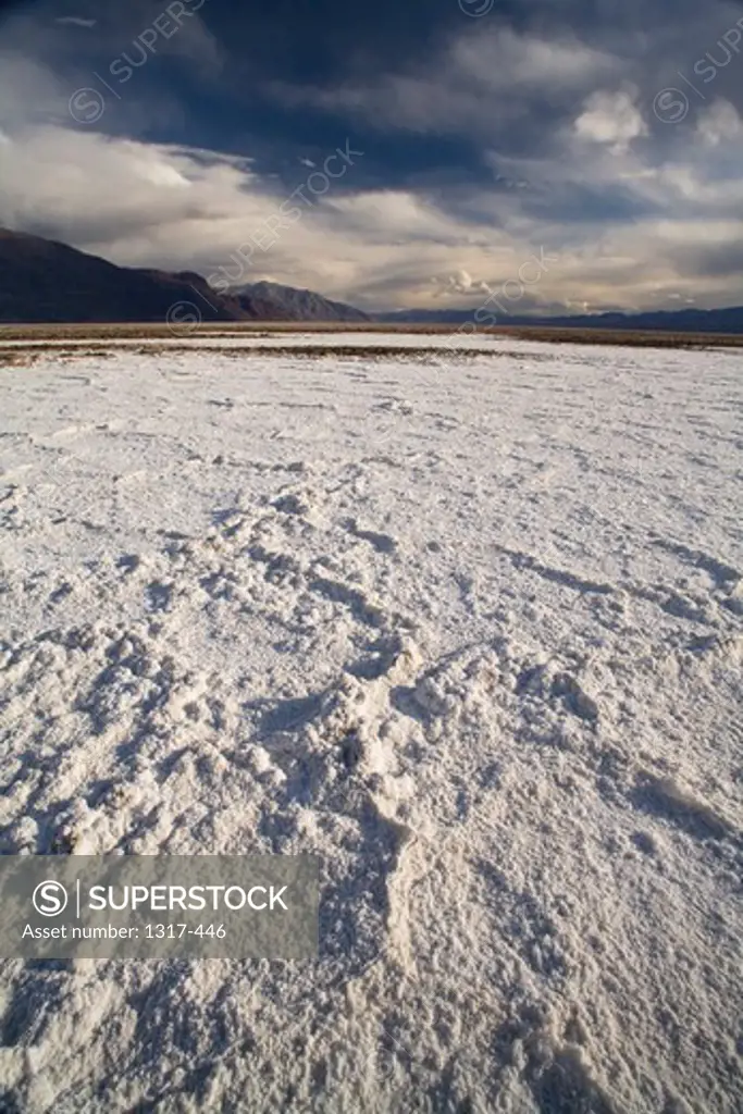The Badwater Salt Formations, Death Valley National Park, California USA.