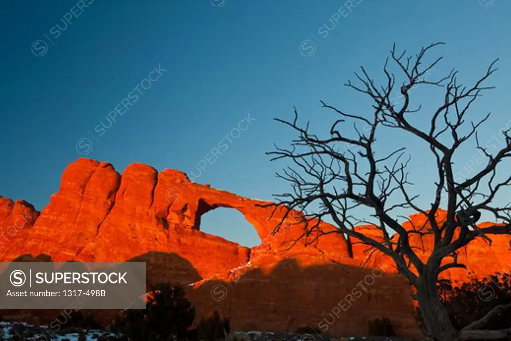 USA, Utah, Arches National Park, View of Delicate Arch