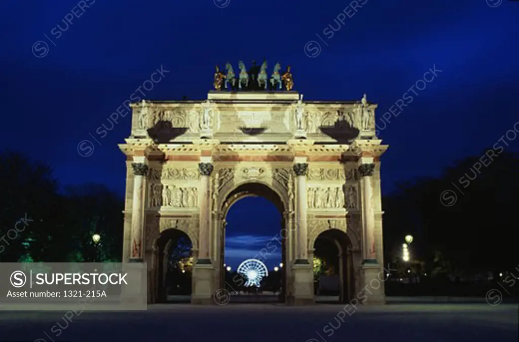 Arc de Triomphe du Carrusel, Paris, France