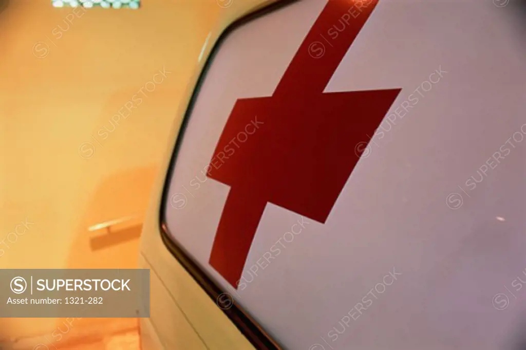 Rear of an ambulance