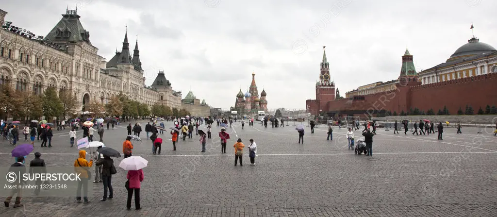 People at Red Square, Moscow, Russia