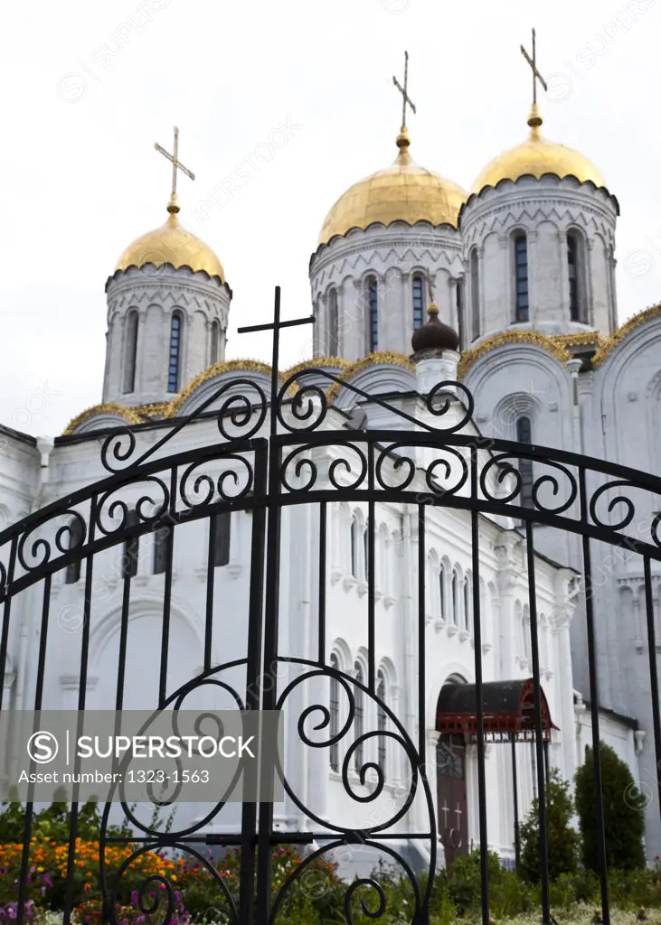 Low angle view of a cathedral, Cathedral of The Assumption, Vladimir, Russia