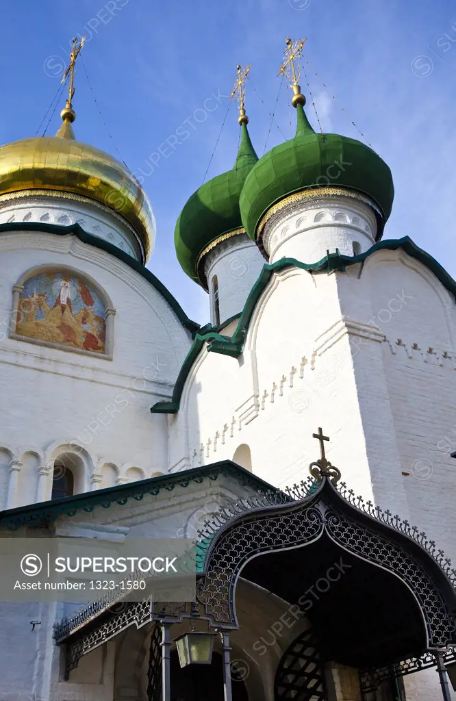 Low angle view of a church, Spaso-Preobrazhensky Church, Suzdal, Russia