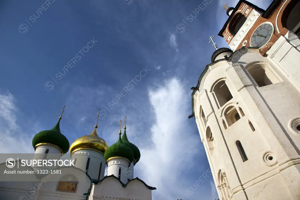 Low angle view of a church, Spaso-Preobrazhensky Church, Suzdal, Russia
