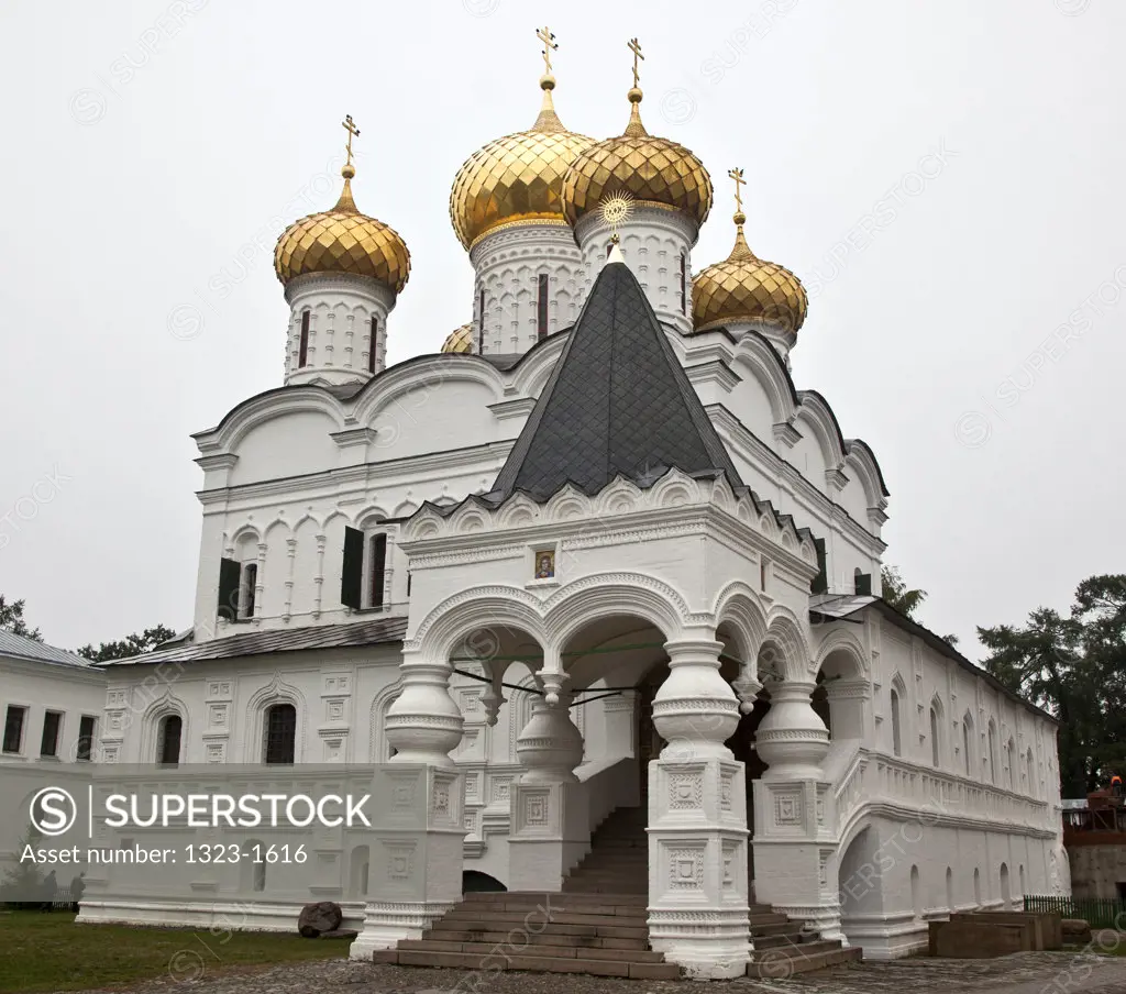 Facade of a Trinity church, Monastery of St Ipaty, Kostroma, Russia