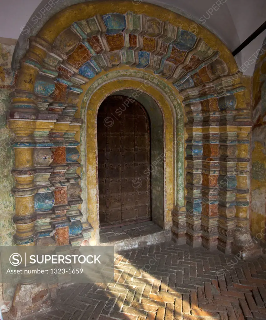 Interiors of a doorway, Church of The Resurrection, Rostov Kremlin, Rostov, Yaroslavl Oblast, Russia