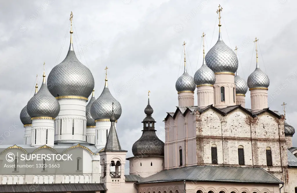 Low angle view of a church, Church of The Resurrection, Rostov Kremlin, Rostov, Yaroslavl Oblast, Russia