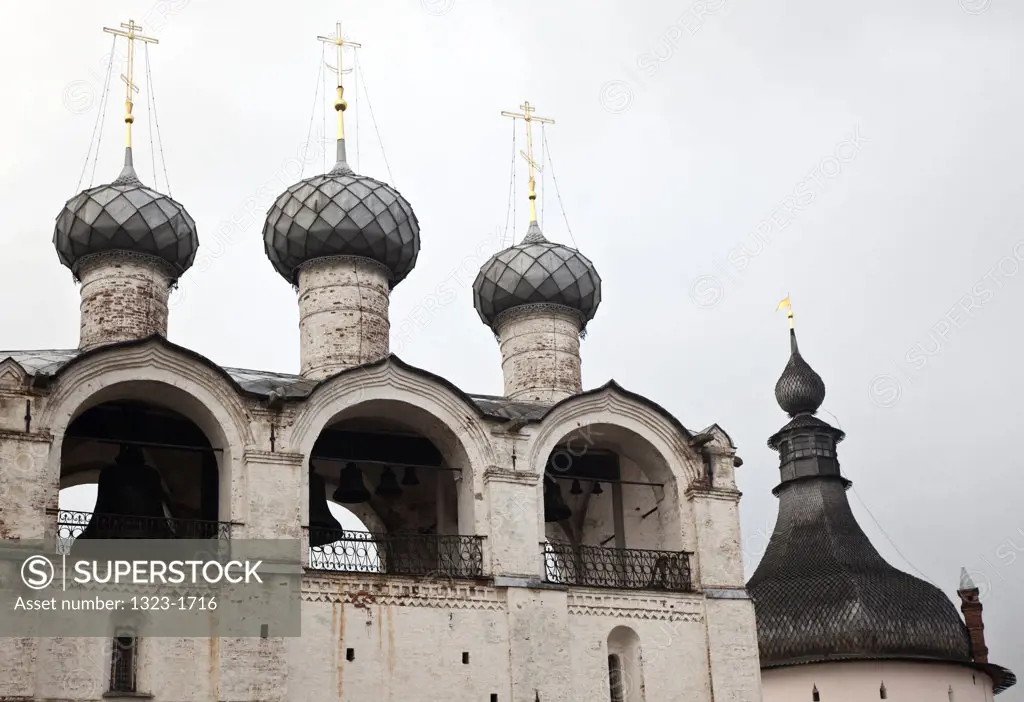 Bell towers of a church, Kremlin, Rostov, Russia