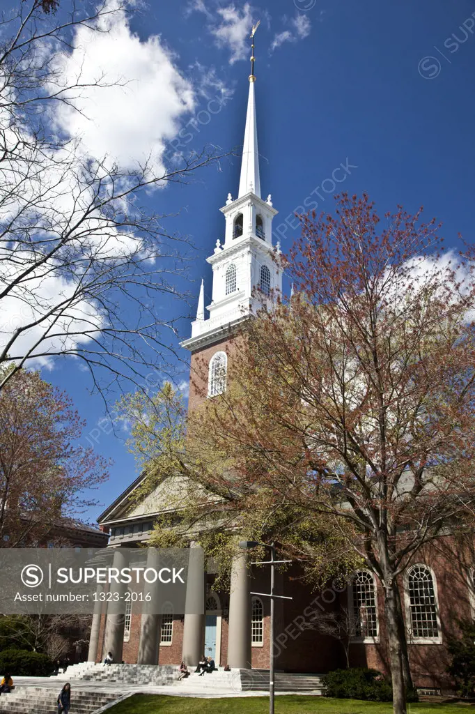 USA, Massachusetts, Cambridge, Memorial Church in Harvard Yard