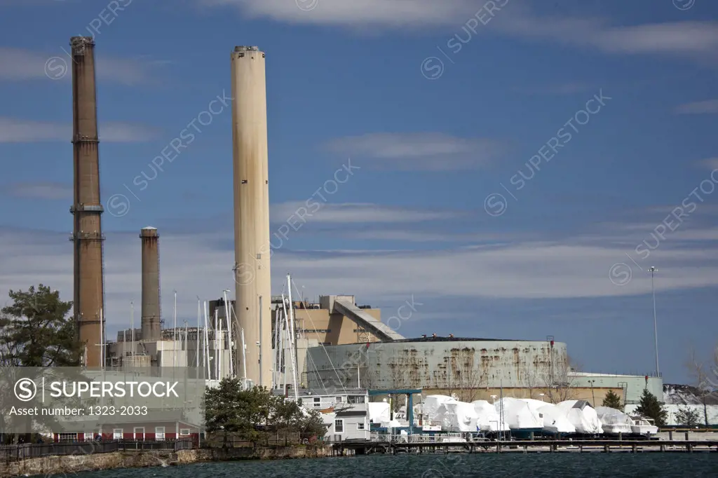 USA, Massachusetts, Salem, Power plant