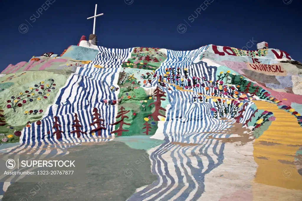 Salvation Mountain near the Salton Sea California