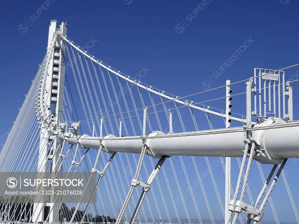 Views of the New Bay Bridge in California