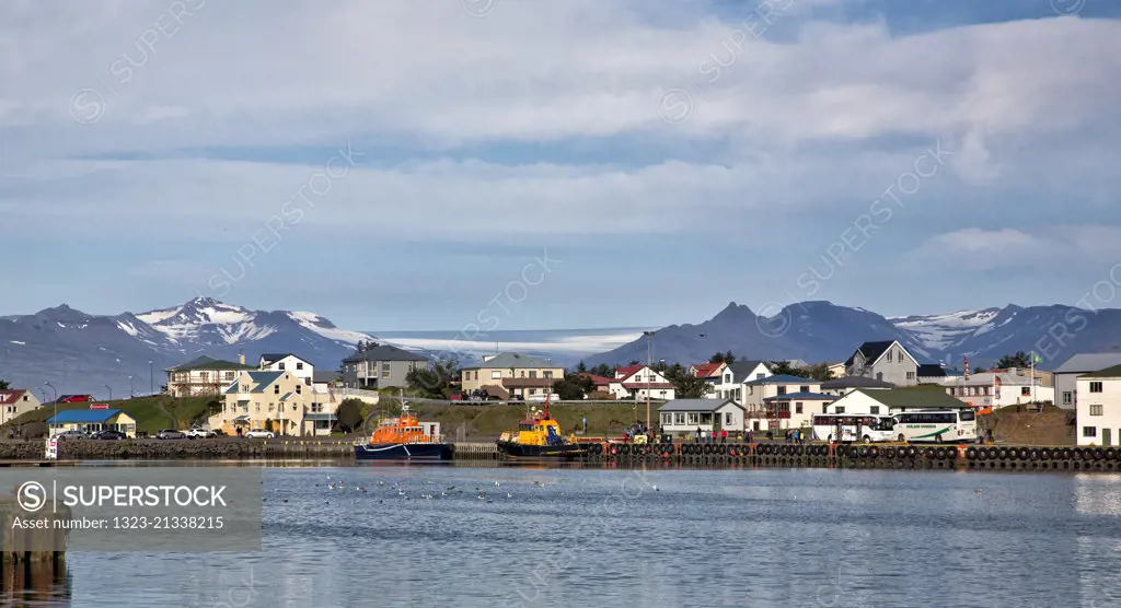 The fishing village of Hofn,Iceland