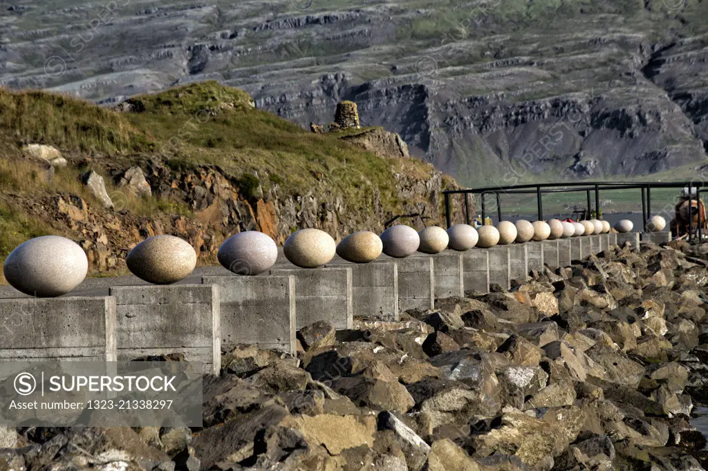 Eggin i Gledvik art installation in Djupivogur,Iceland