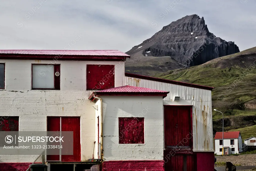 The scenic town of Bakkagerdi,Iceland