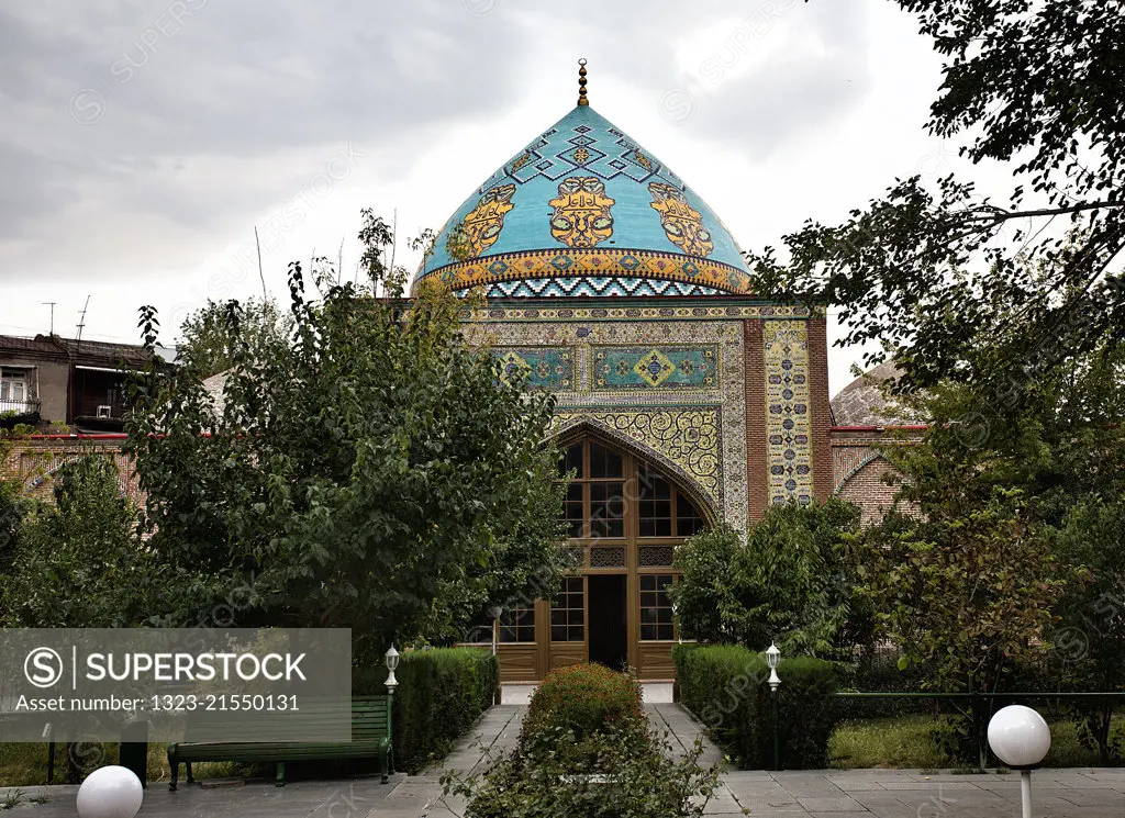 The Blue Mosque in Yerevan Armenia.