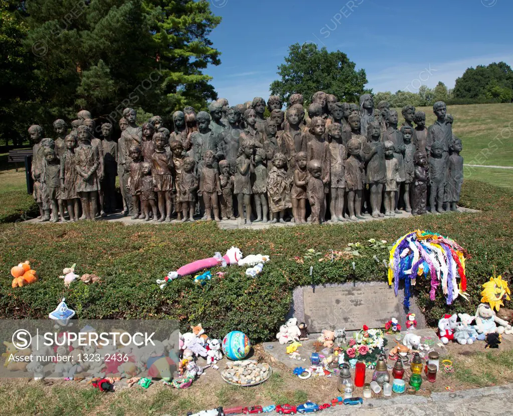Czech Republic, Children's War Victim's Memorial at Lidice