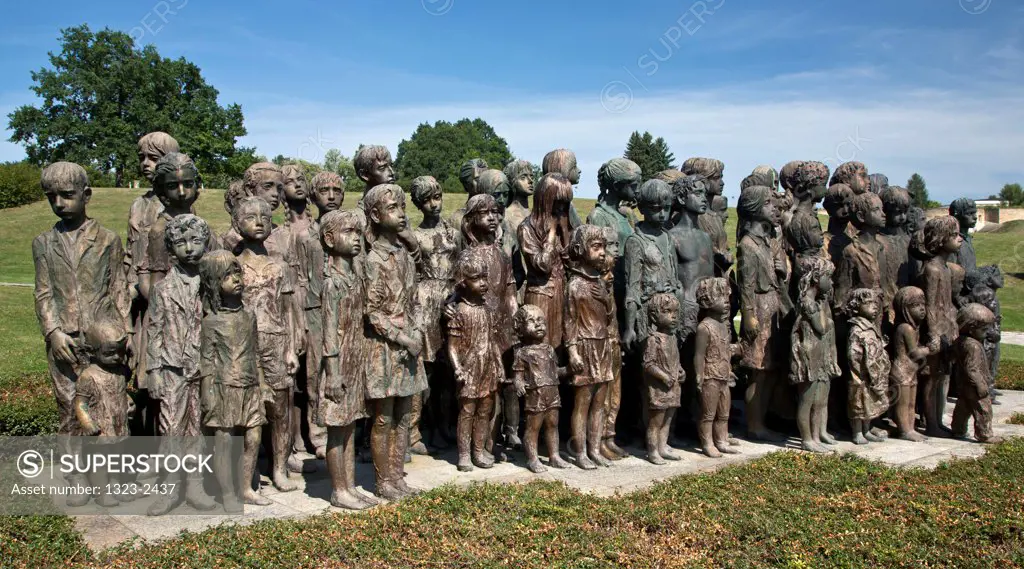 Czech Republic, Children's War Victim's Memorial at Lidice