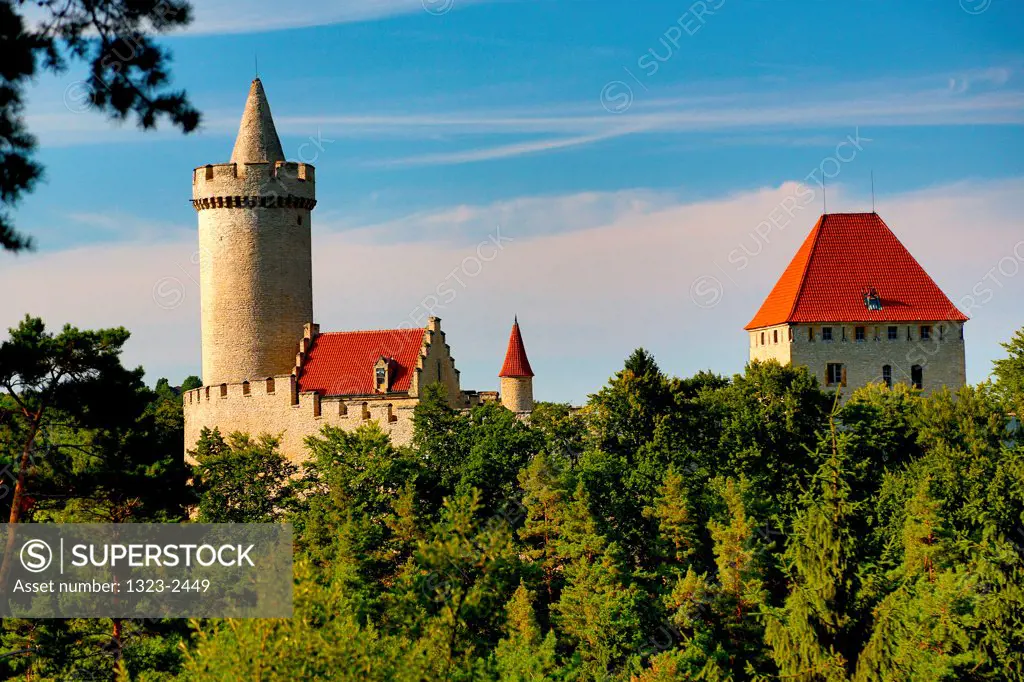 Czech Republic, View of Kokorin Castle