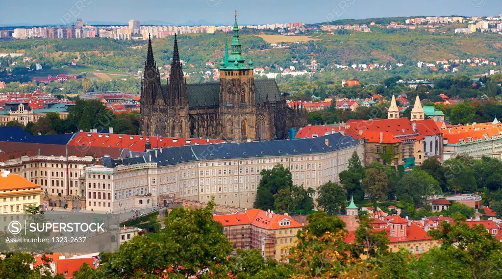 Czech Republic, Prague, Petrin Hill, Prague Castle