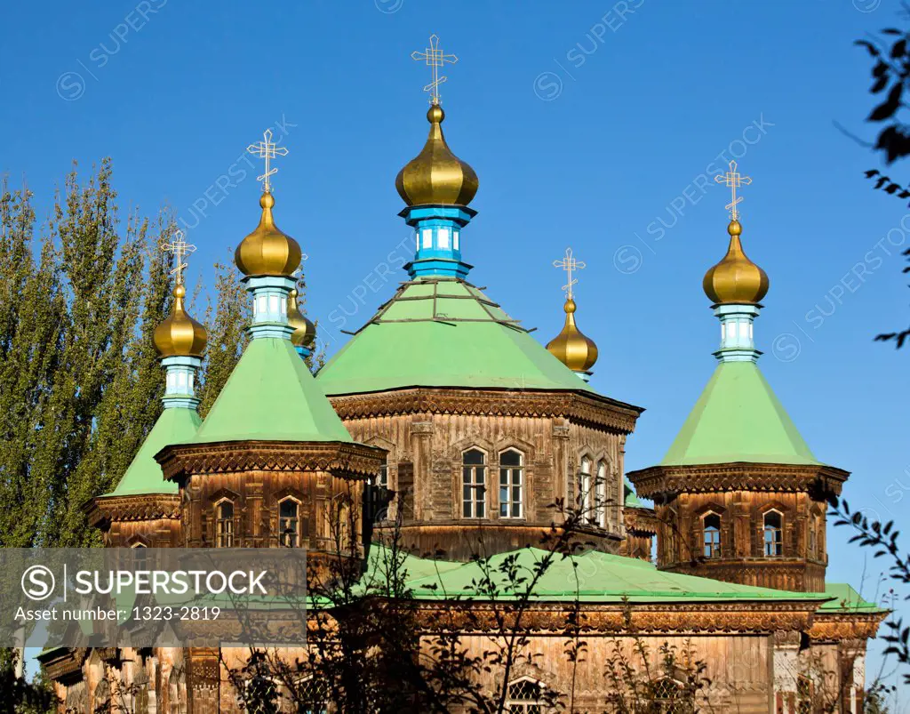 Kyrgyzstan, Karakol, Russian orthodox Holy Trinity Church