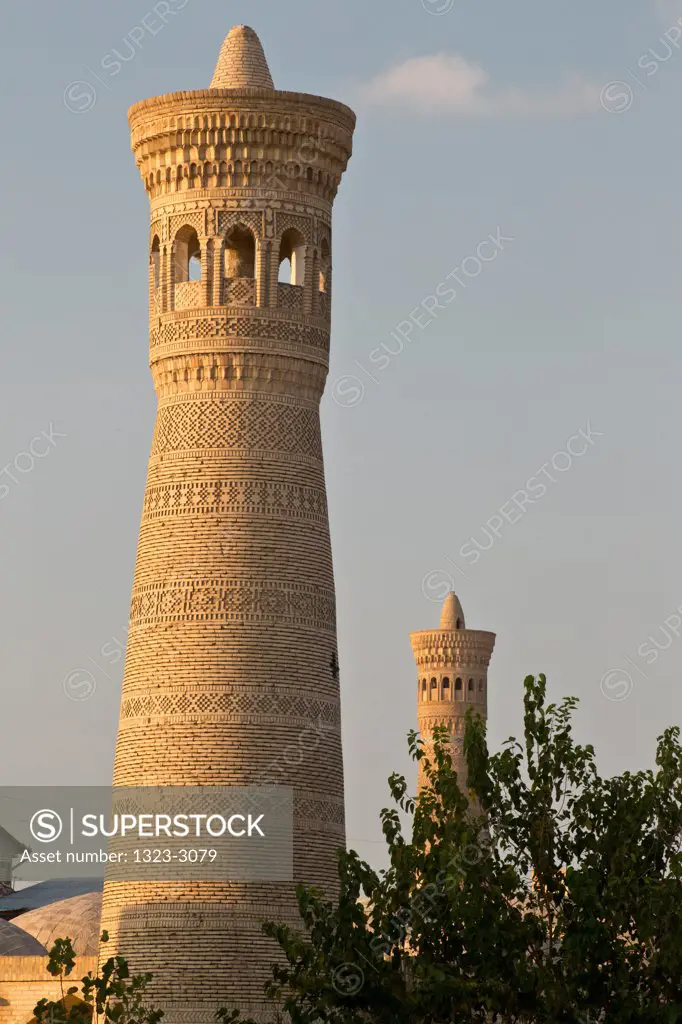 Uzbekistan, Bukhara, Minaret