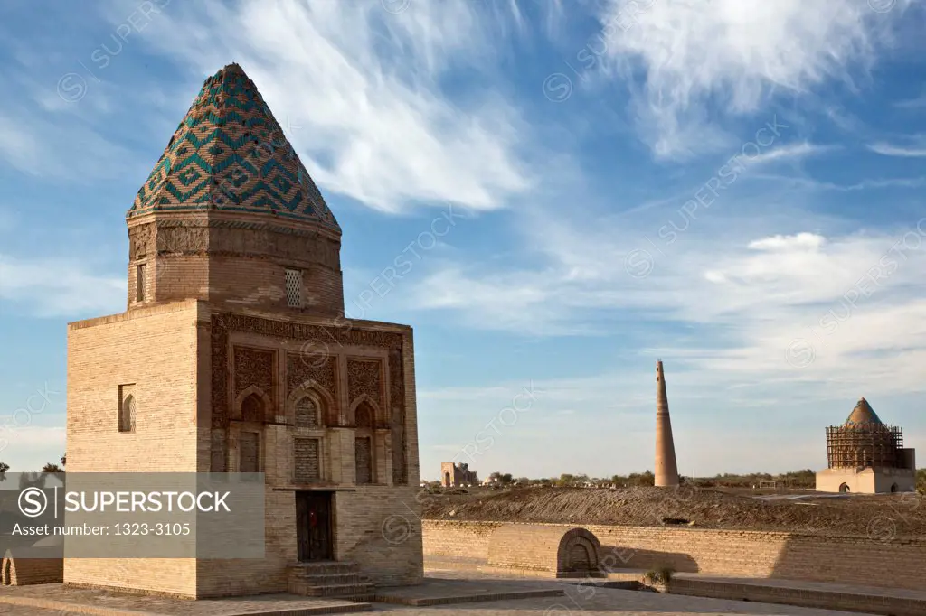 Turkmenistan, Urgench, Fakhreddin-Razi Mausoleum and tombs