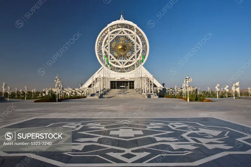 Turkmenistan, Ashgabat, Ferris Wheel building