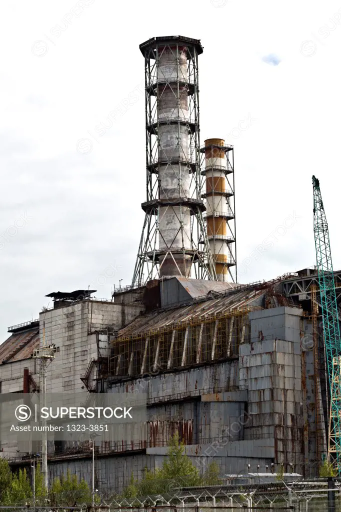 Reactor No. 4 at Chernobyl Nuclear Power Plant, Chernobyl, Ukraine