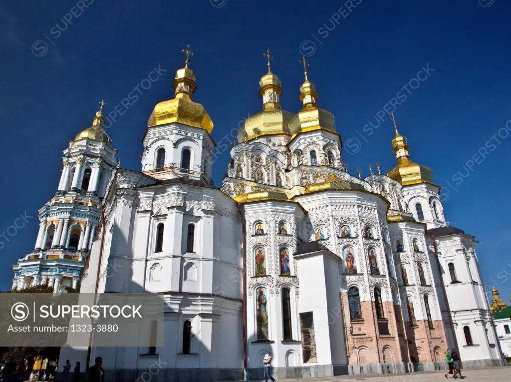 Golden domes of the Kiev Pechersk Lavra, Kiev, Ukraine