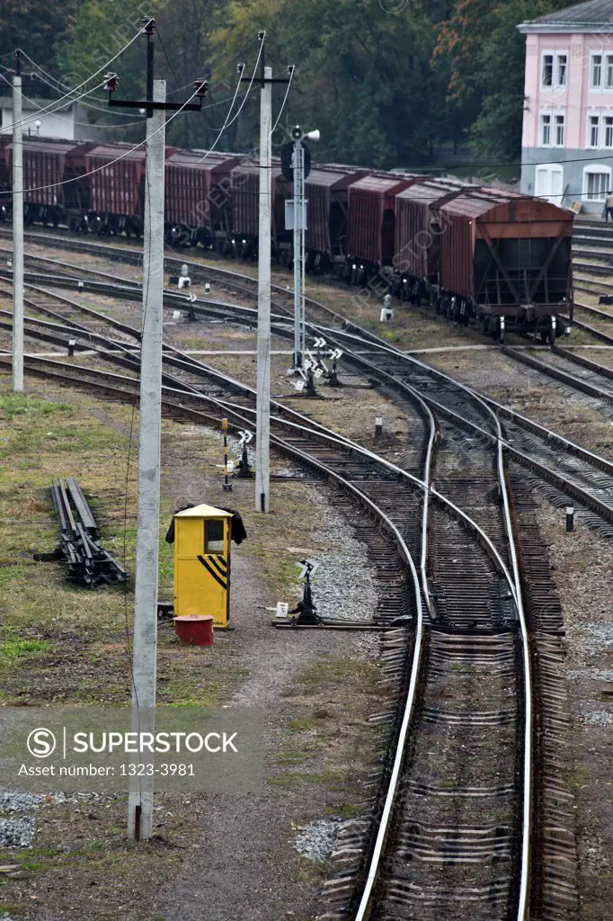Railroad tracks, Chernivtsi, Ukraine