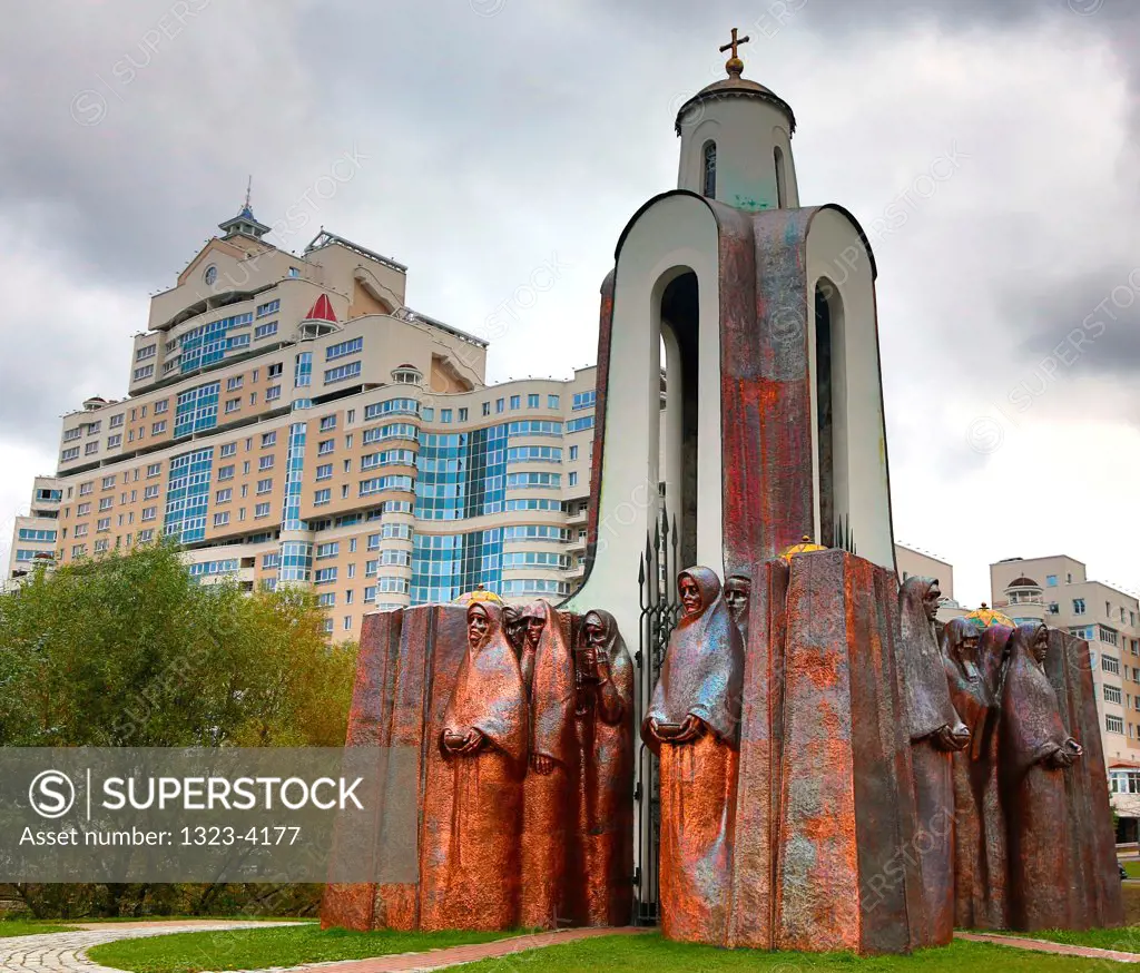Belarus, Minsk, ""The Island of Tears"", Memorial to Afghanistan War