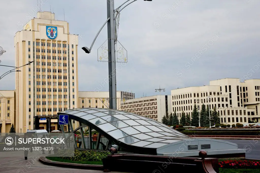 Belarus, Minsk, Independence Square, Belarussian State Pedagogical University