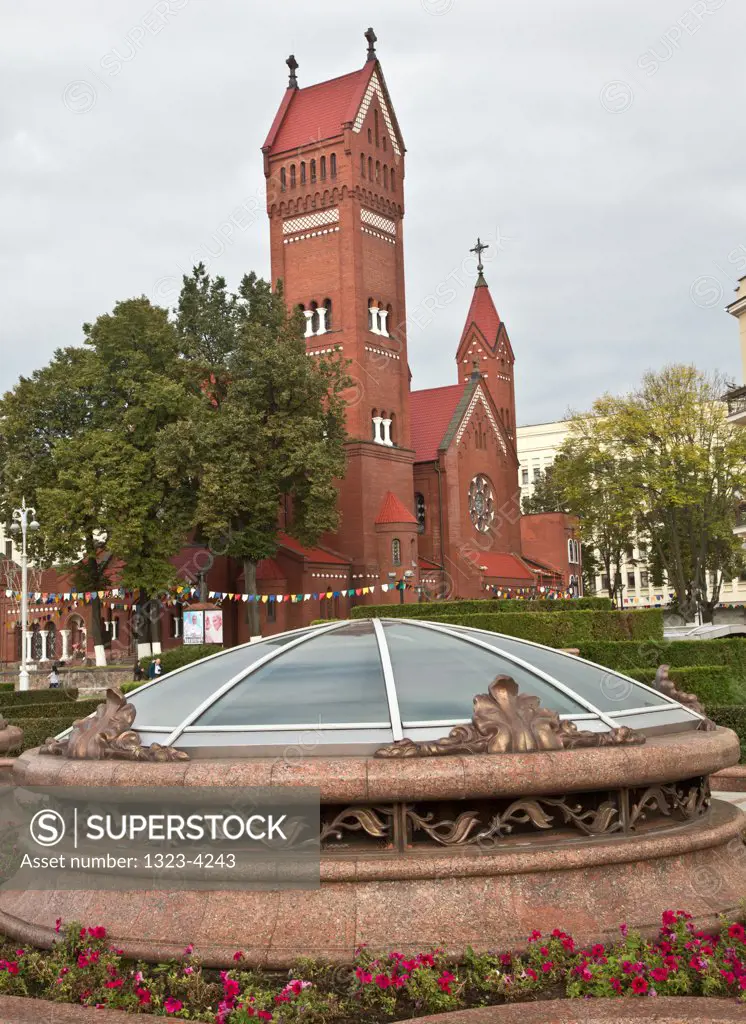 Belarus, Minsk, Church of St Simon and St Helena