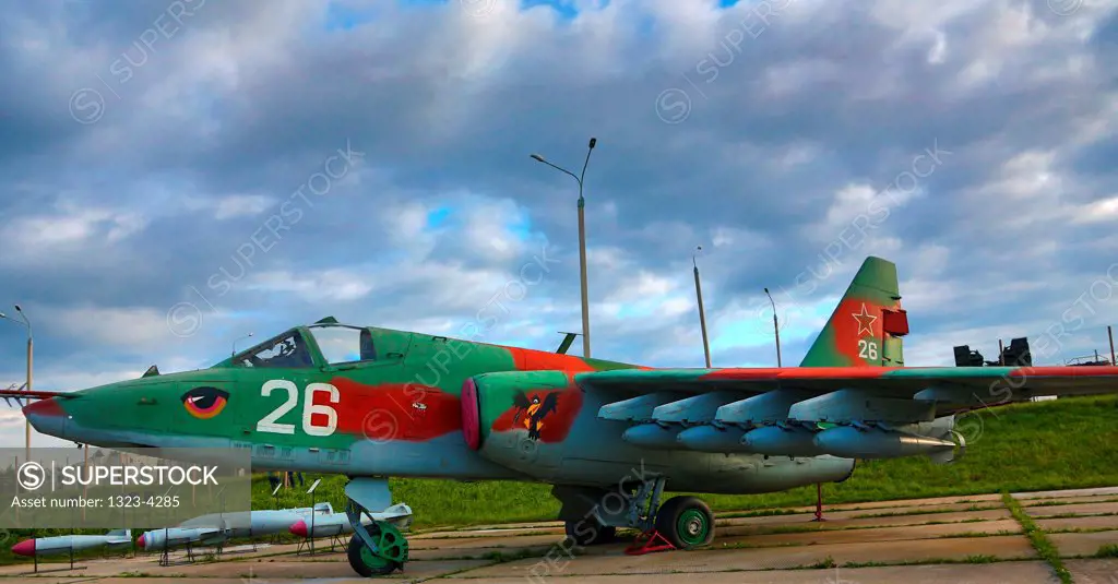 Belarus, Stalin's Line, Old Soviet Jet Fighter