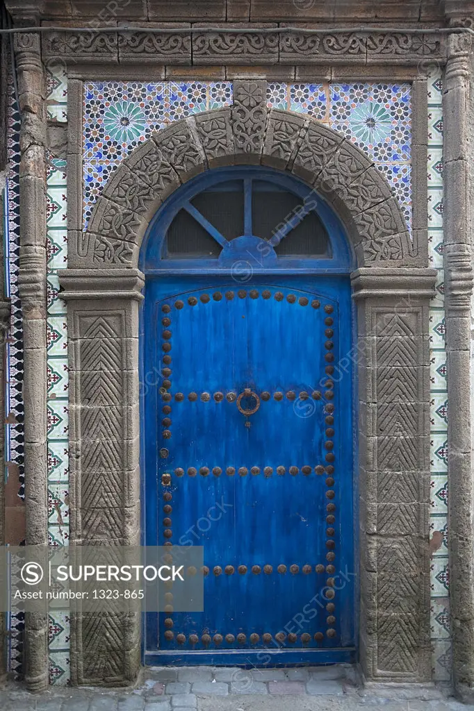Moroccan doorway, Morocco