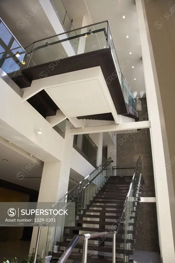 Staircase in an office building