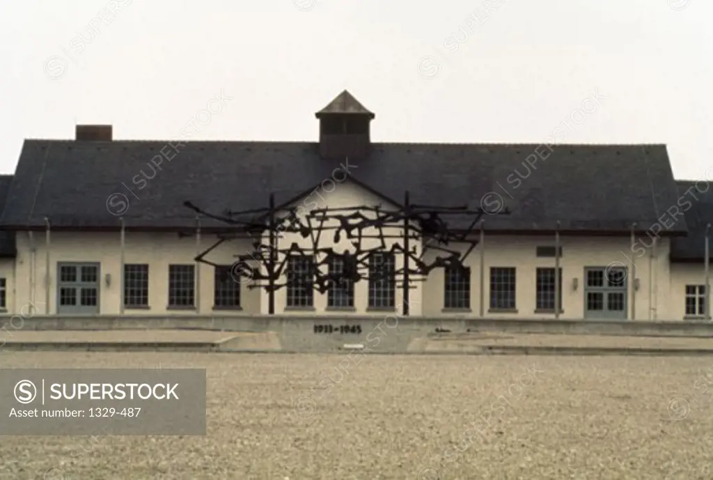 Facade of a concentration camp, Dachau Concentration Camp, Dachau, Germany