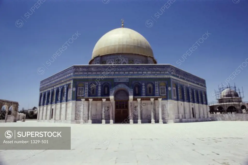 Facade of a mosque, Dome of the Rock, Jerusalem, Israel