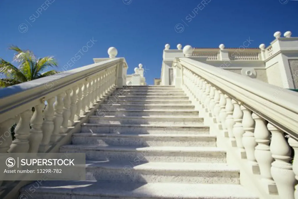Staircase at The Breakers Hotel, Palm Beach, Florida, USA