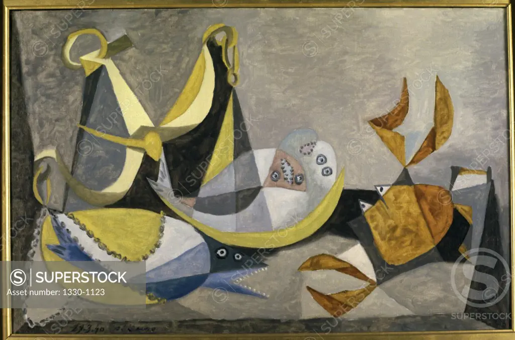 Sole by Pablo Picasso, Oil painting, 29 March 1940, 1881-1973