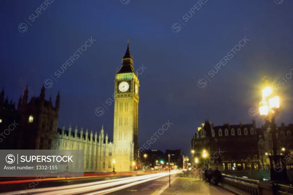Big Ben Houses of Parliament Westminster Bridge London, England   